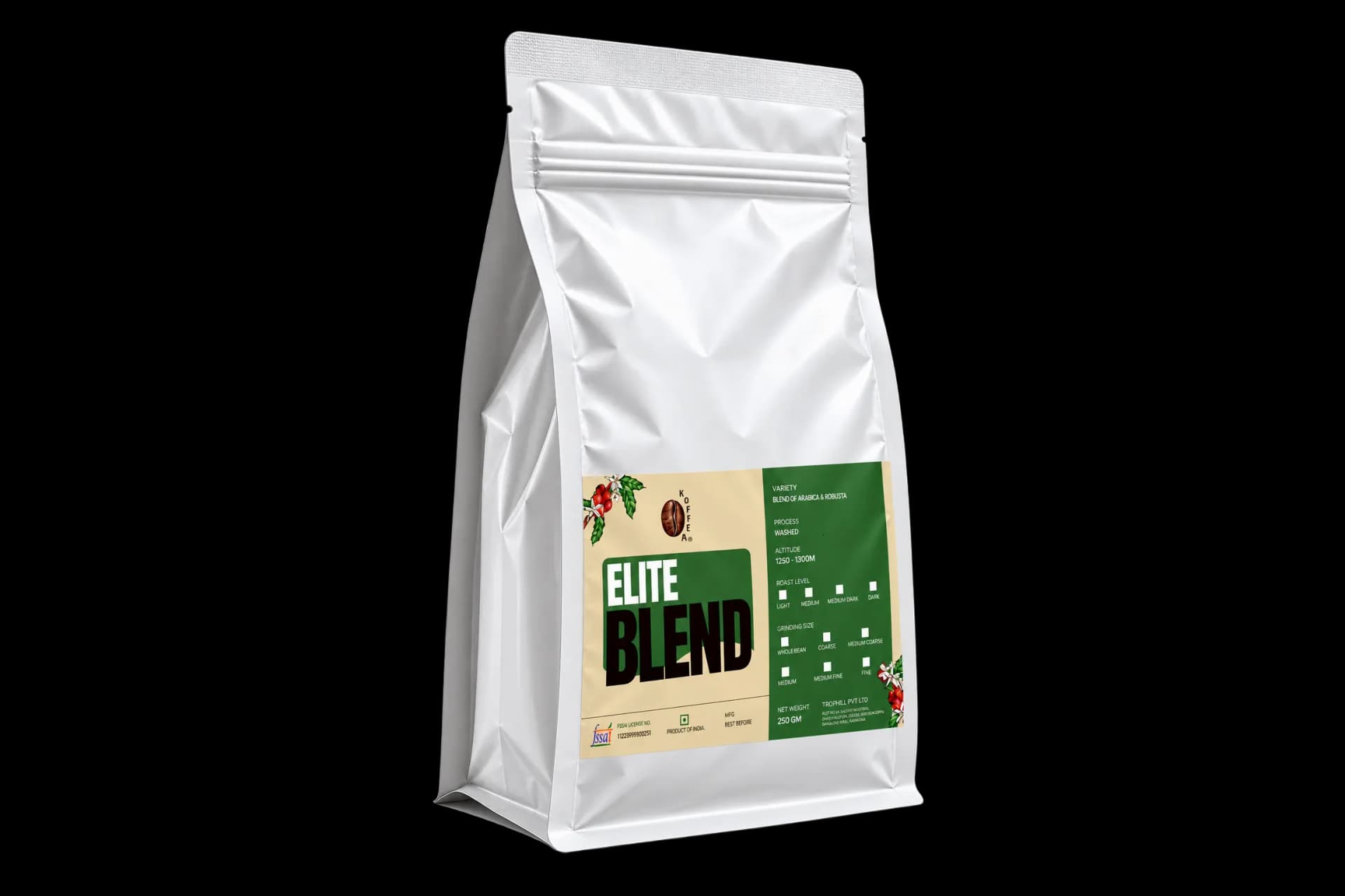 Koffea Elite Blend coffee bag