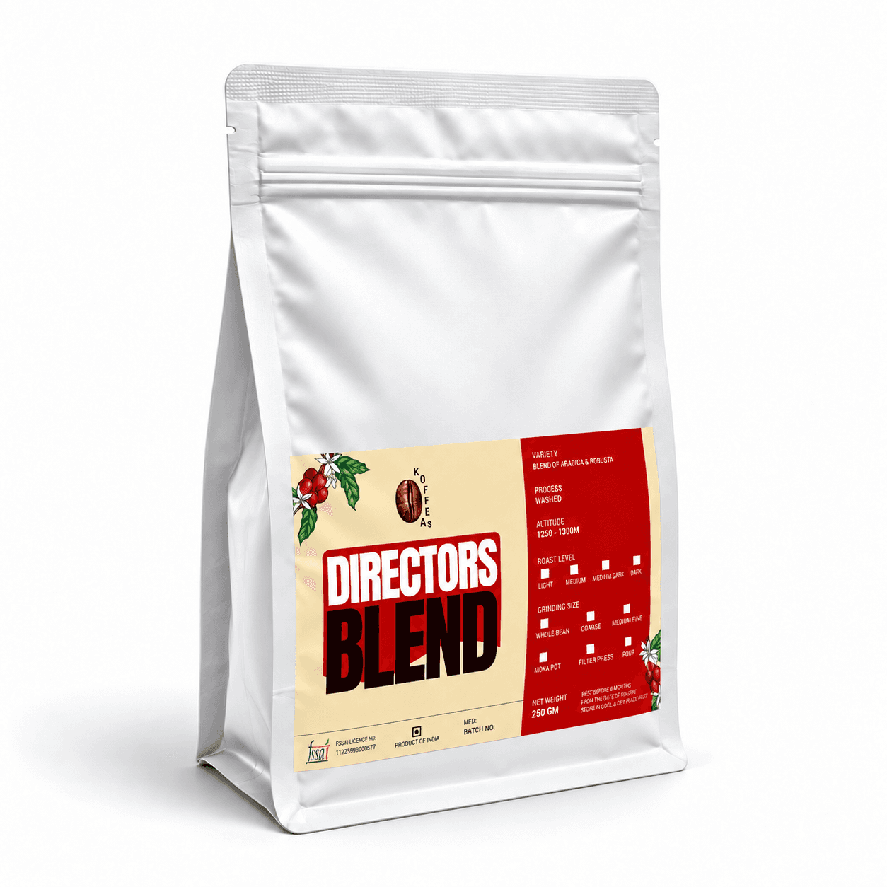 Directors Blend Roasted Coffee Beans | Single Estate Beans
