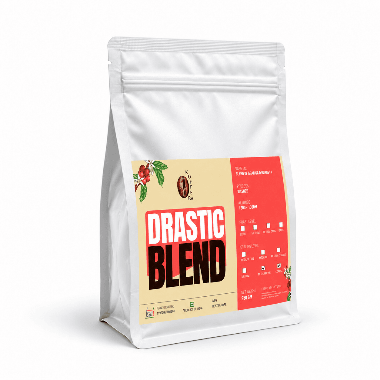 Drastic Blend Roasted Coffee Beans | Single Estate Beans